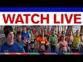 TCS NYC Marathon Blue Line Ceremony