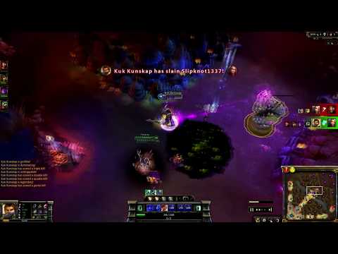 [Old League of Legends] Garen Penta Kill - League of Legends 2011