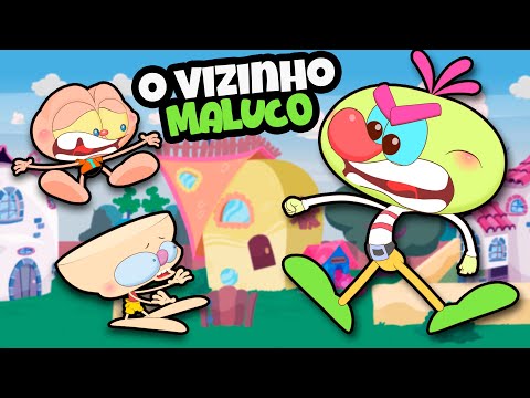 Capa de O VIZINHO MALUCO do Mongo e Drongo! 😱 - Você Não Vai Acreditar no Que Ele Fez! 🏡