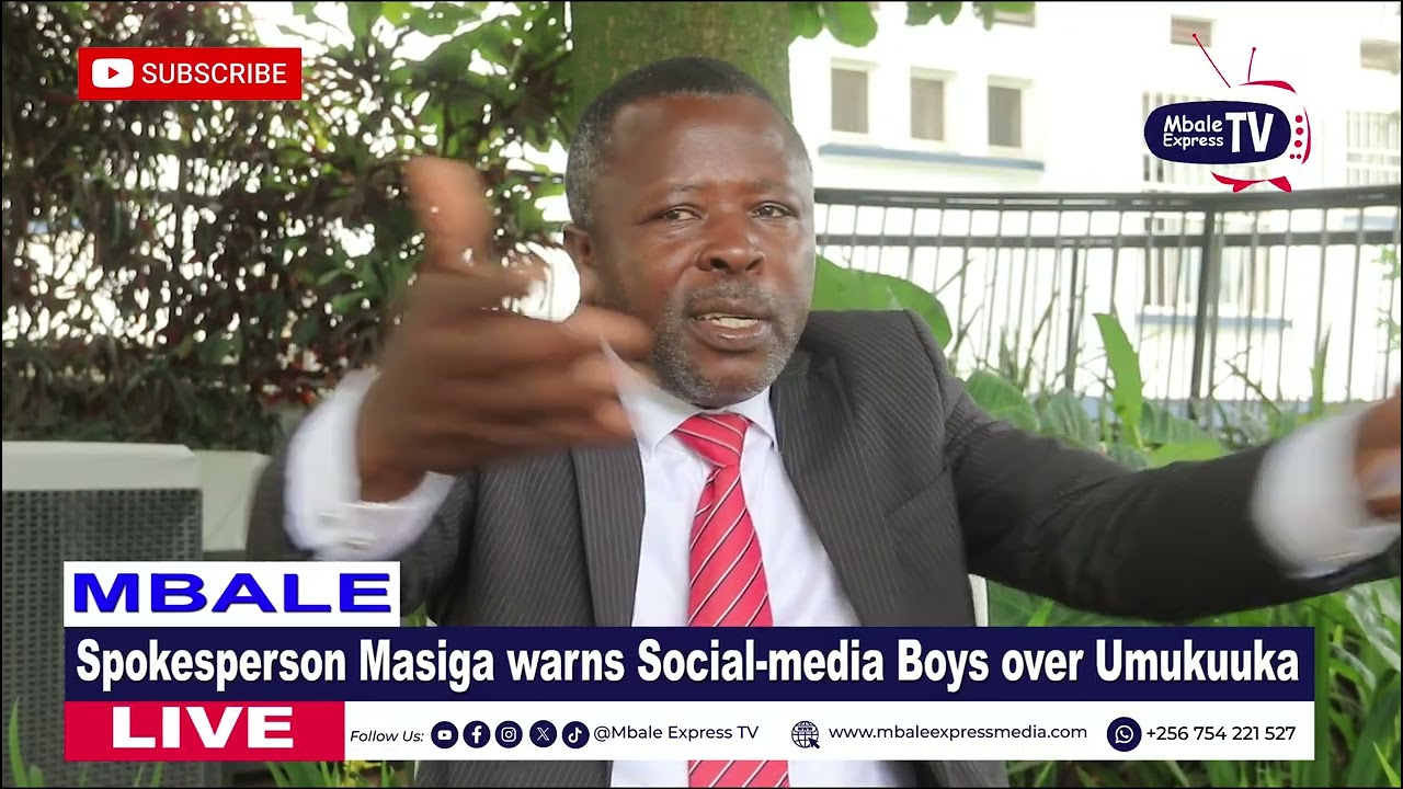Steven Masiga warns defiant Social Media boys fir defaming Umukuuka 