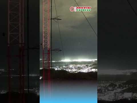 Así se vivió la tormenta eléctrica de ayer desde el Cerro del Bachoco en la ciudad de hermosillo
