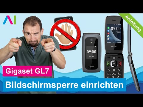 Gigaset GL7 - Bildschirmsperre einrichten • 📱 • 🀡 • 🔐 • Anleitung | Tutorial