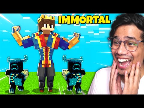 Anshu Bisht - Minecraft, But You Are IMMORTAL !!!