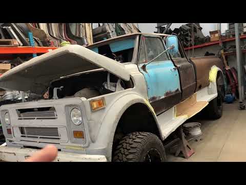 Chevy K40 Crew Cab Part 6 - Acid Dip, Re Assembly, Mock up Video