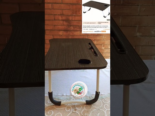 Vídeo relacionado con GreenForest Mesa Plegable sin Montaje, Escritorio 80x48 cm Multifuncional y Portátil para Ahorrar Espacio, para Oficina en Casa, Gaming y Picnic, Blanco