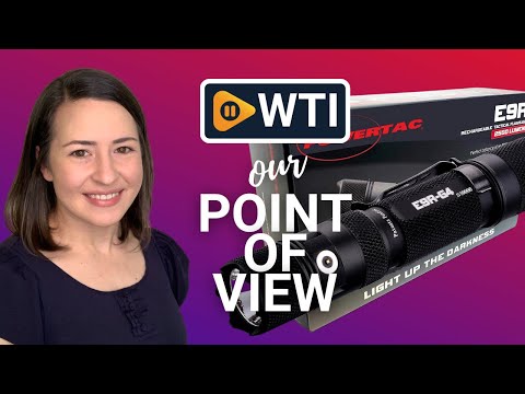 PowerTac E9R G4 LED Tactical Flashlight with Magnetic USB Rechargeable Cable - WTI product video review