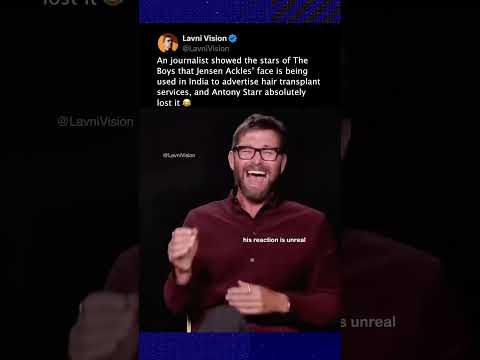 Antony Starr Loses It After Seeing Jensen Ackles Used in Hair Transplant Ads