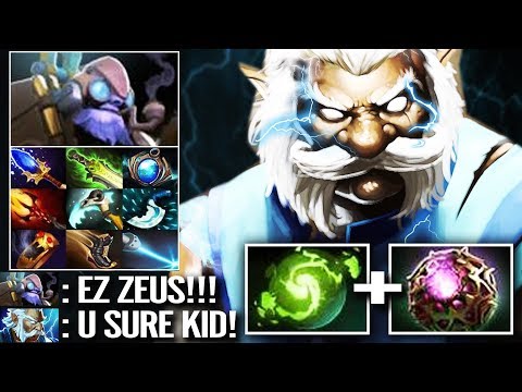 Easy Tinker Counter - Zeus Refresher x2 Nimbus Thunder TOP 8k mmr Dota 2