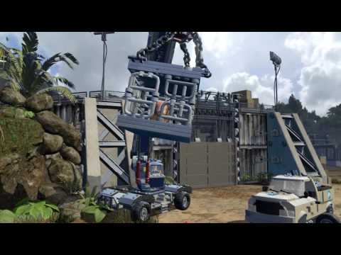Lego Jurassic World Jurassic Park Walkthrough Part 3 - Raptor Research Arena