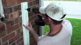 Railing Project - Attaching 2x4 Onto Brick Wall (Video 21 of 25)
