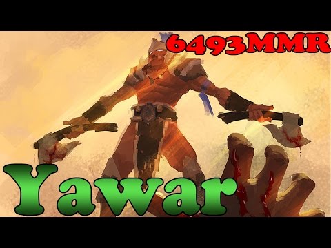 Dota 2 - Yawar 6493 MMR Plays Troll Warlord Vol 1# - Ranked Match Gameplay!