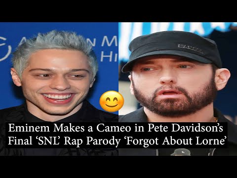 USA News today : Eminem Makes a Cameo in Pete Davidson’s Final ‘SNL’ Rap Parody ‘Forgot About Lorne’