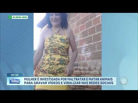 Mulher suspeita de maltratar animais em Marcelino Vieira 
