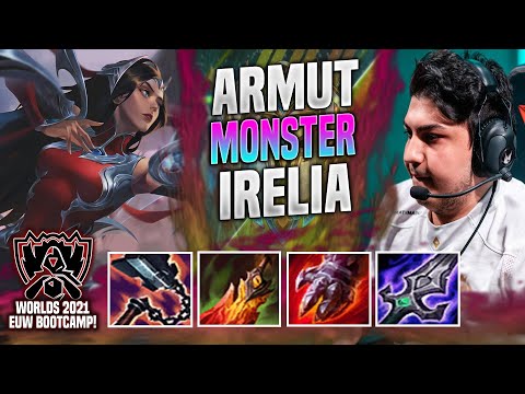 ARMUT IS A MONSTER WITH IRELIA! 🔥WORLDS BOOTCAMP EUW🔥 - MAD Armut Plays Irelia TOP vs Garen! |