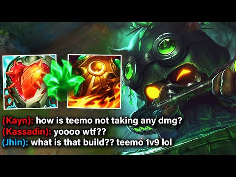 Season 13 Tank Teemo can deal infinite damage while being unkillable!