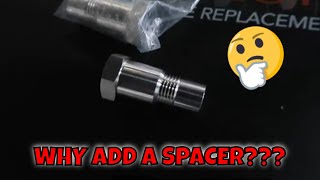 INSTALLING A OXYGEN SENSOR SPACER...