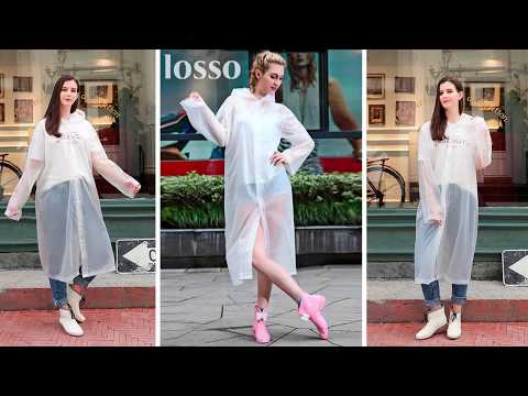 Мужской дождевик плащ плотный с карманами и капюшоном EVA LOSSO, желтый - фото 1 - id-p1283421767