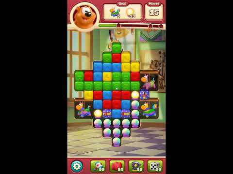 Toon Blast Level 7411 - NO BOOSTERS 🐻🐺🐱 | SKILLGAMING ✔️