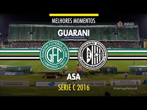 Melhores Momentos - Guarani 3 x 0 Asa-AL - Série C - 08/10/2016