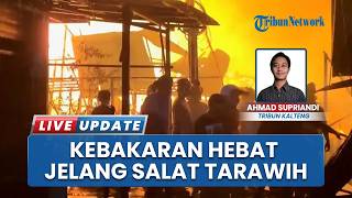 20 Rumah di Gang Suka Maju Palangka Raya Hangus Dilalap Api, Kebakaran Saat Warga Bersiap Tarawih