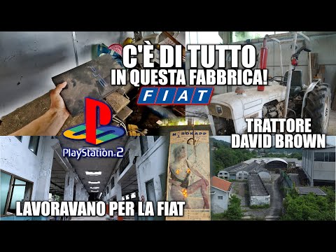 TROVIAMO UNA PLAYSTATION 2 IN UNA SPETTACOLARE FABBRICA ABBANDONATA E PURE UN TRATTORE DAVID BROWN!!