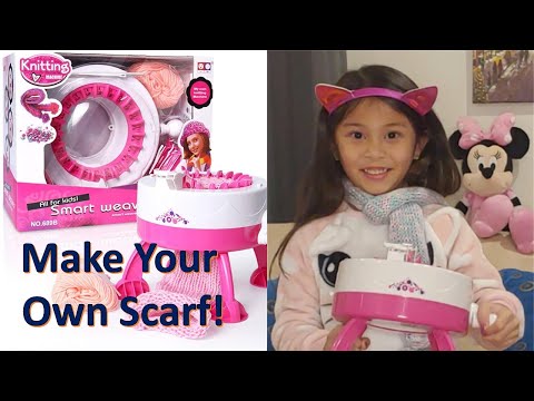 Smart Weaver Knitting Machine ║How to make scarf in 15 minutes ║Josh&Sarah Unboxing And Review
