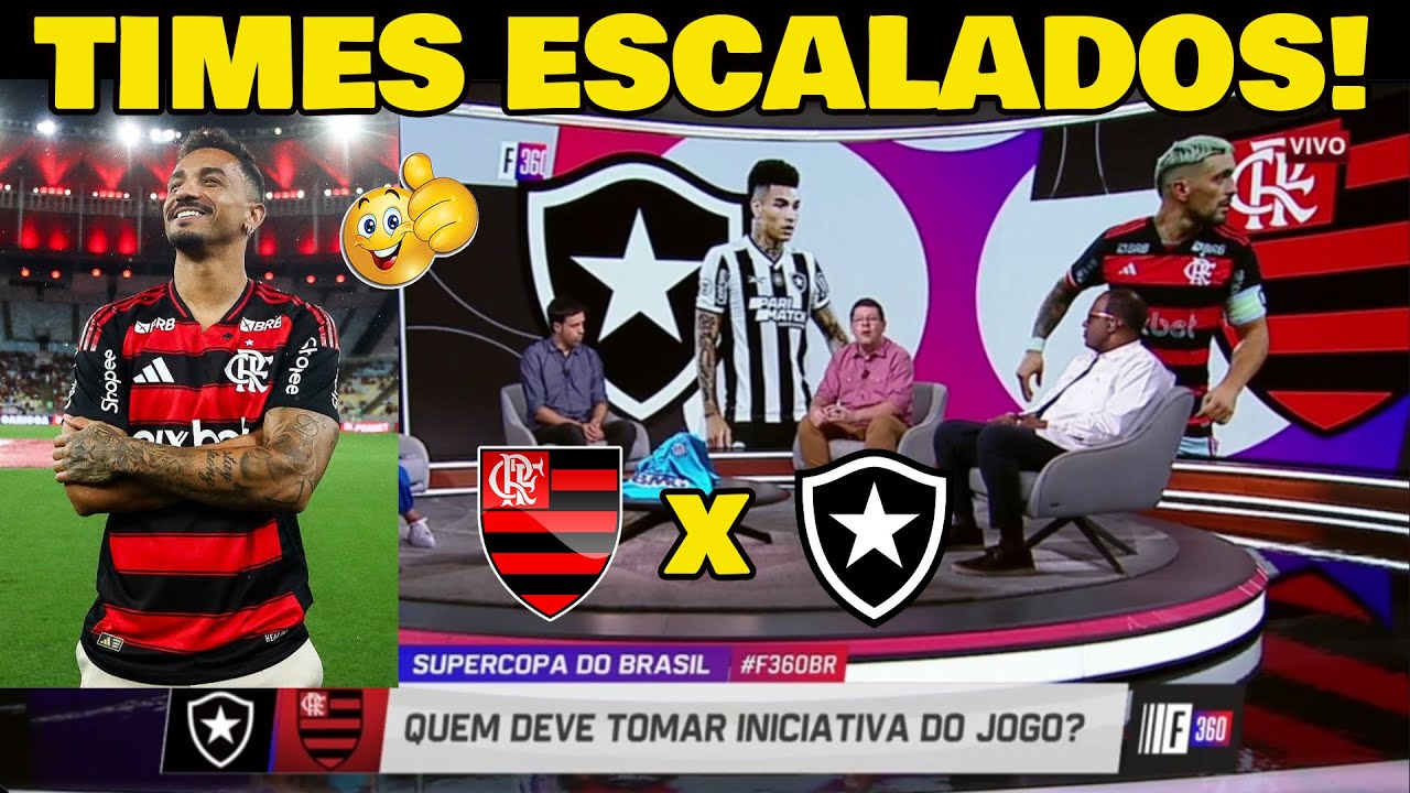 EXPECTATIVA ALTA PARA FLAMENGO x BOTAFOGO! TEM FAVORITO QUEM CHEGA MELHOR?