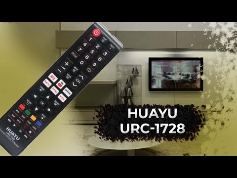 Пульт универсальный для телевизоров HUAYU URC1728 ERGO, KIVI, SATURN, HISENSE, SUPRA - фото 1 - id-p2441648725
