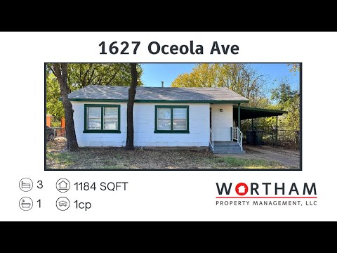 Cute 3 Bed 1 Bath home in Sunnyside Heights property video