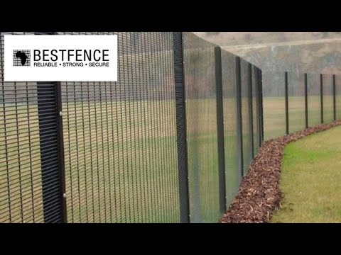 How to install clear vu fencing-Bestfence