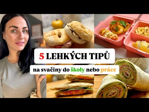 SVAČINY NA KAŽDÝ DEN DO ŠKOLY NEBO PRÁCE 🥯#backtoschool