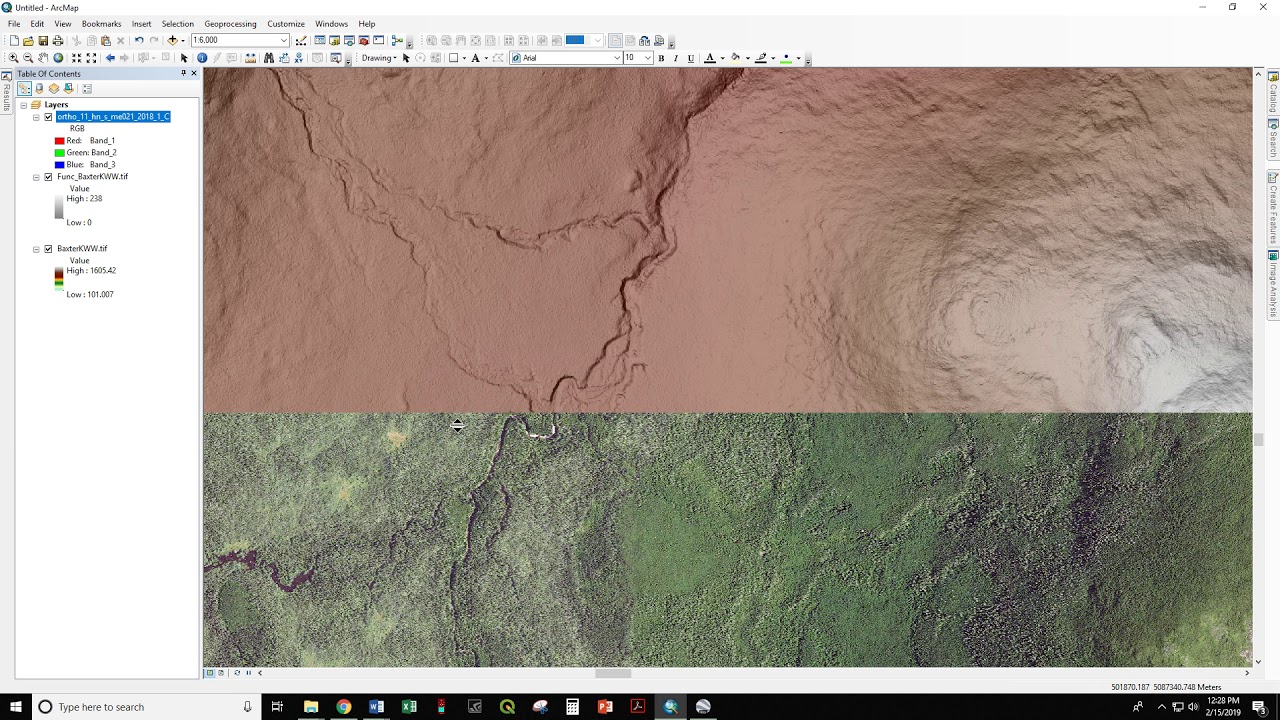 Swipe and Flash Layers Tool ArcMap 10.6.1