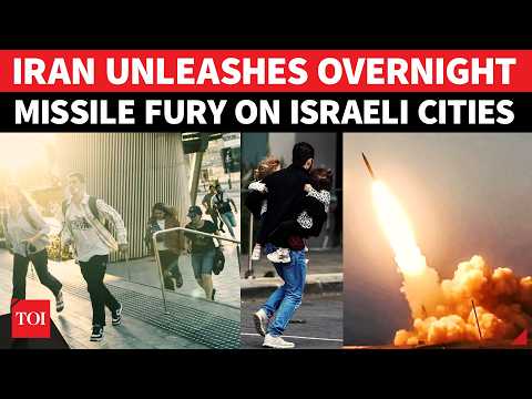 Iranian Missile Firestorm Give Sleepless Night To Millions Of Israelis In Tel Aviv, Jerusalem