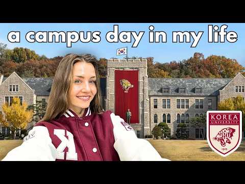 Korea University College Vlog 🎓 | Campus Tour, Classes & Student Life (GSIS)