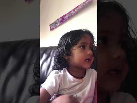 Aashritha saying happy birthday to Sappu