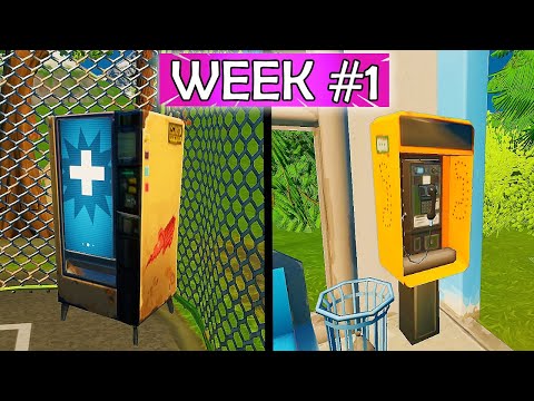 All Week 1 Epic CHALLENGES (Accept Quest From Payphone + More) Guide - Fortnite (SEASON 7 CHAPTER 2)