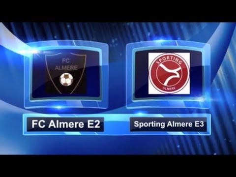 FC Almere E2 - Sporting Almere E3