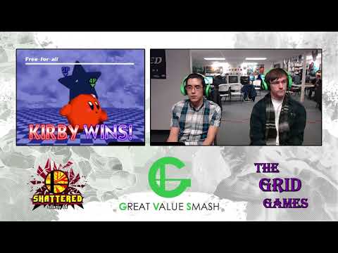 Smash 64: Spongy (Kirby) V Fireblaster (Yoshi) - Shattered 145 Tournament SSB64