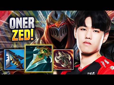 ONER CHILLING WITH ZED! - T1 Oner Plays Zed JUNGLE vs Sylas! | Preseason 2023
