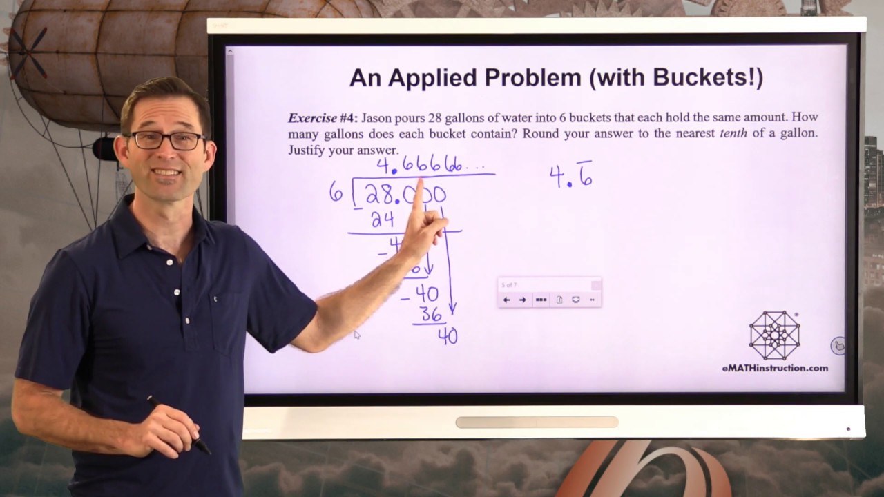 N-Gen Math 6.Unit 3.Lesson 5.Dividing Whole Numbers with Decimal Remainders