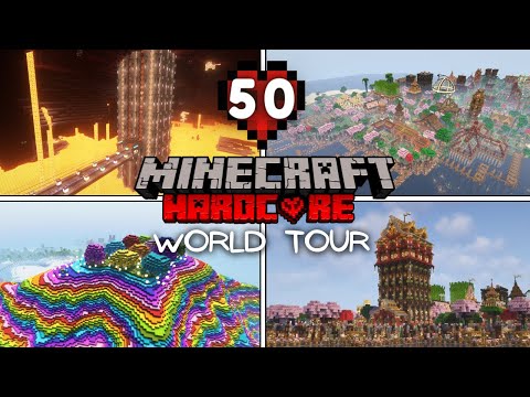 WaxFraud - Minecraft 1.20 Hardcore Let's Play: World Tour & World Download! Episode 50