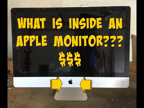 Scrapping a large Apple flatscreen computer monitor for HUGE PROFIT! I wish I found more of these!!