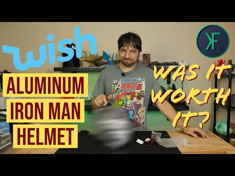 Wish Iron Man Helmet Unboxing