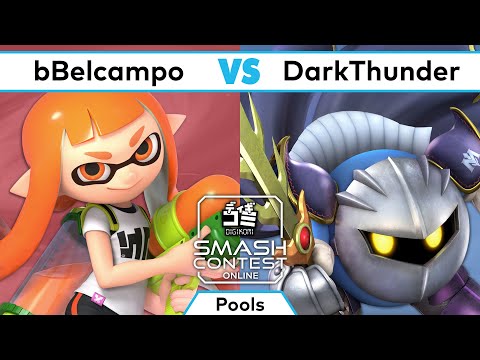 Online Smash Contest: #DigiKomi | bBelcampo (Inkling) vs HIVE DarkThunder (Meta Knight) | Pools