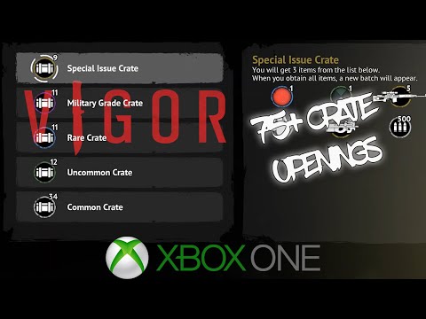 SO MANY WEAPON PLANS - 77 CRATE OPENINGS - Vigor Gameplay