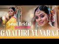 Semi Bridal Photoshoot With Gayathri Yuvaraj Diadem Rangoli Photography 2023