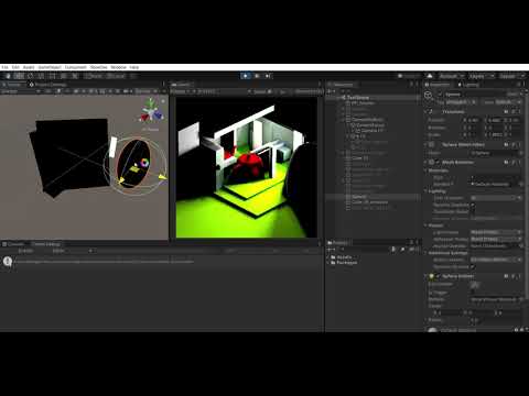 [Unity] Custom deferred renderer utilizing the command buffers and screen space raytraced lights