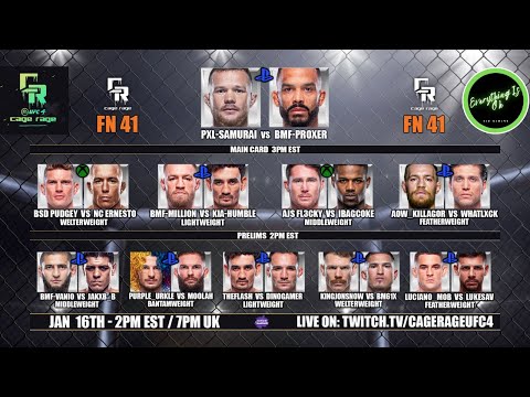 Cage Rage Fight Night 41 Highlights