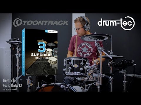 Toontrack Superior Drummer 3.0 played with drum-tec electronic drums