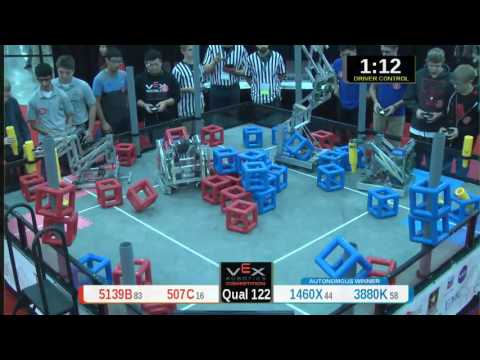 2015 VRC Tech Q122 - 5139B 507C vs 1460X 3880K - 44 to 46 - VEX Worlds 2015 - Technology Division